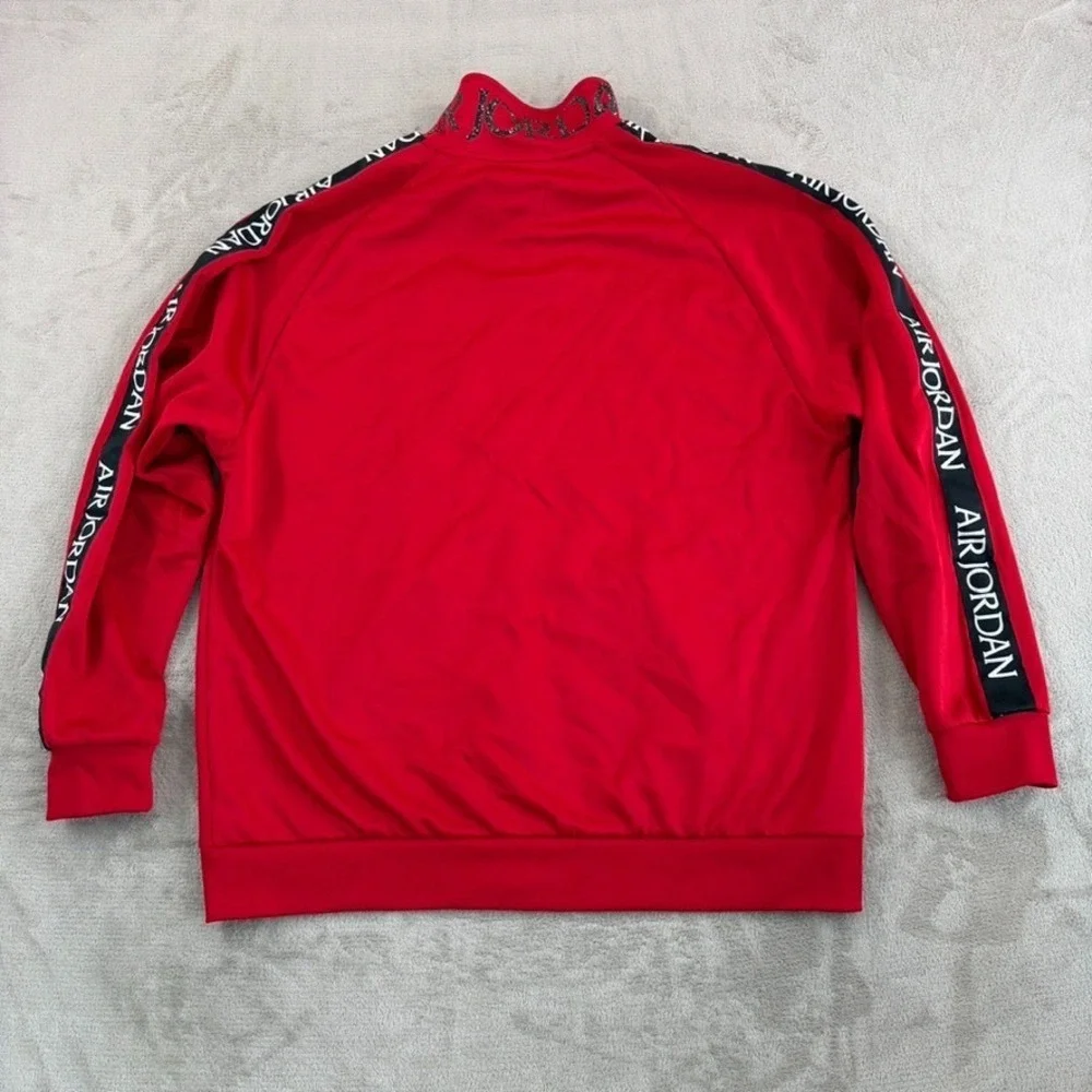 Nike Jordan JUMPMAN Logo CLASSICS TRACK JACKET Gym Red Men XL Full‎ Zip